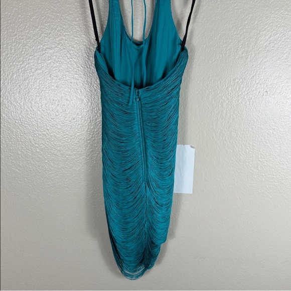 Michael Costello x REVOLVE Skylar Mini Dress in Turquoise Blue - Picture 7 of 11